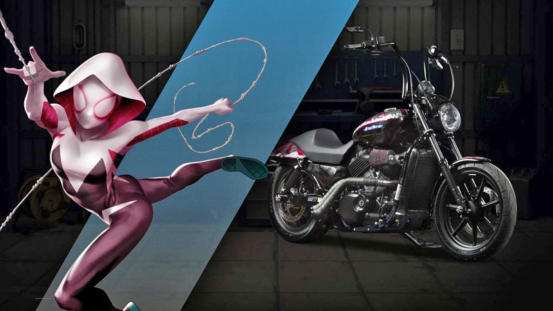 Illustration for article titled Marvel and Harley-Davidson Made a Bunch of Badass Super Hero Bikes